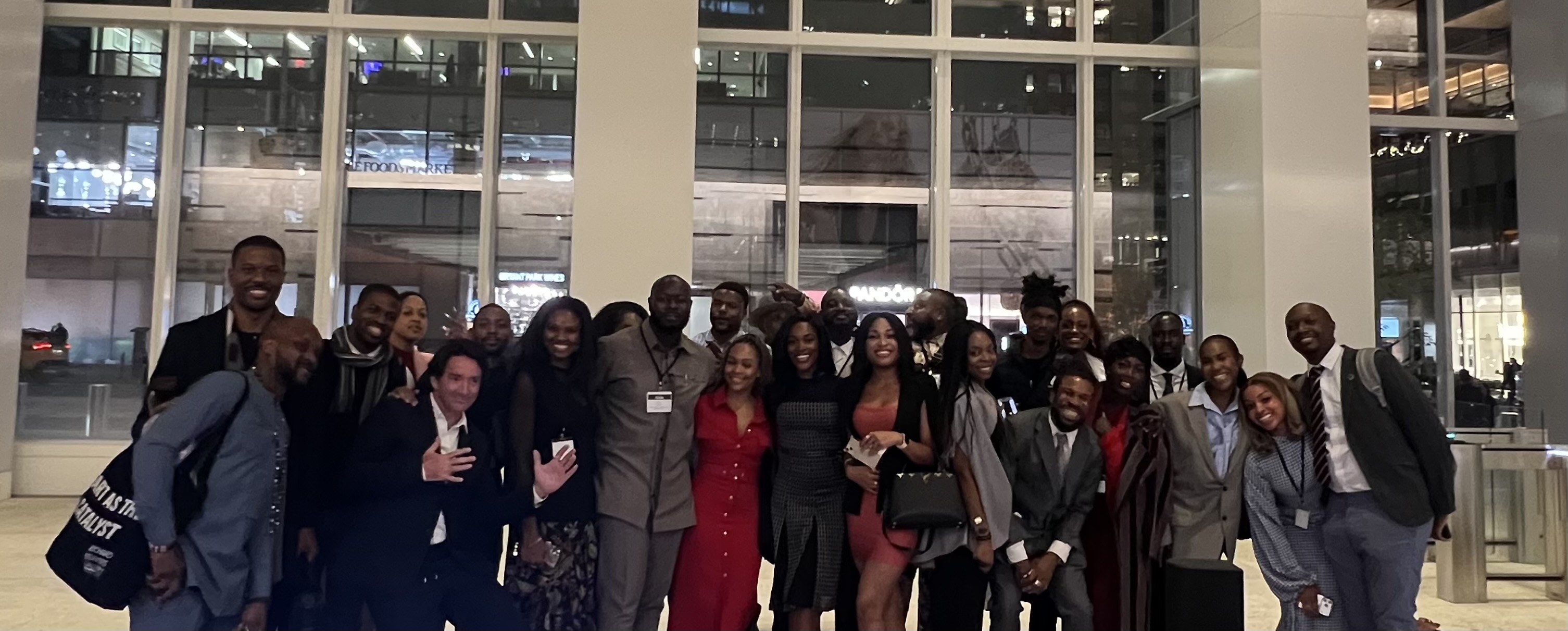 Partners and diaspora community members gathered together